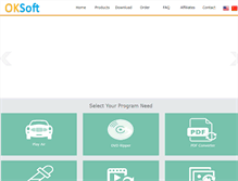 Tablet Screenshot of oksoft.com
